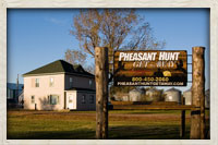 Entrance Sign close to the Lodge