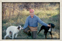  Hunter and his trained dogs