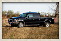 Truck used to transport hunters out in the field