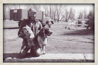 Leonard Vogeler with dogs