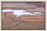 Topographic view of our 55 acre lake